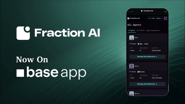 Alexandru4735's tweet image. Fraction AI is now live on @base app, bringing simple, intelligent automation directly to users. 
@FractionAI_xyz