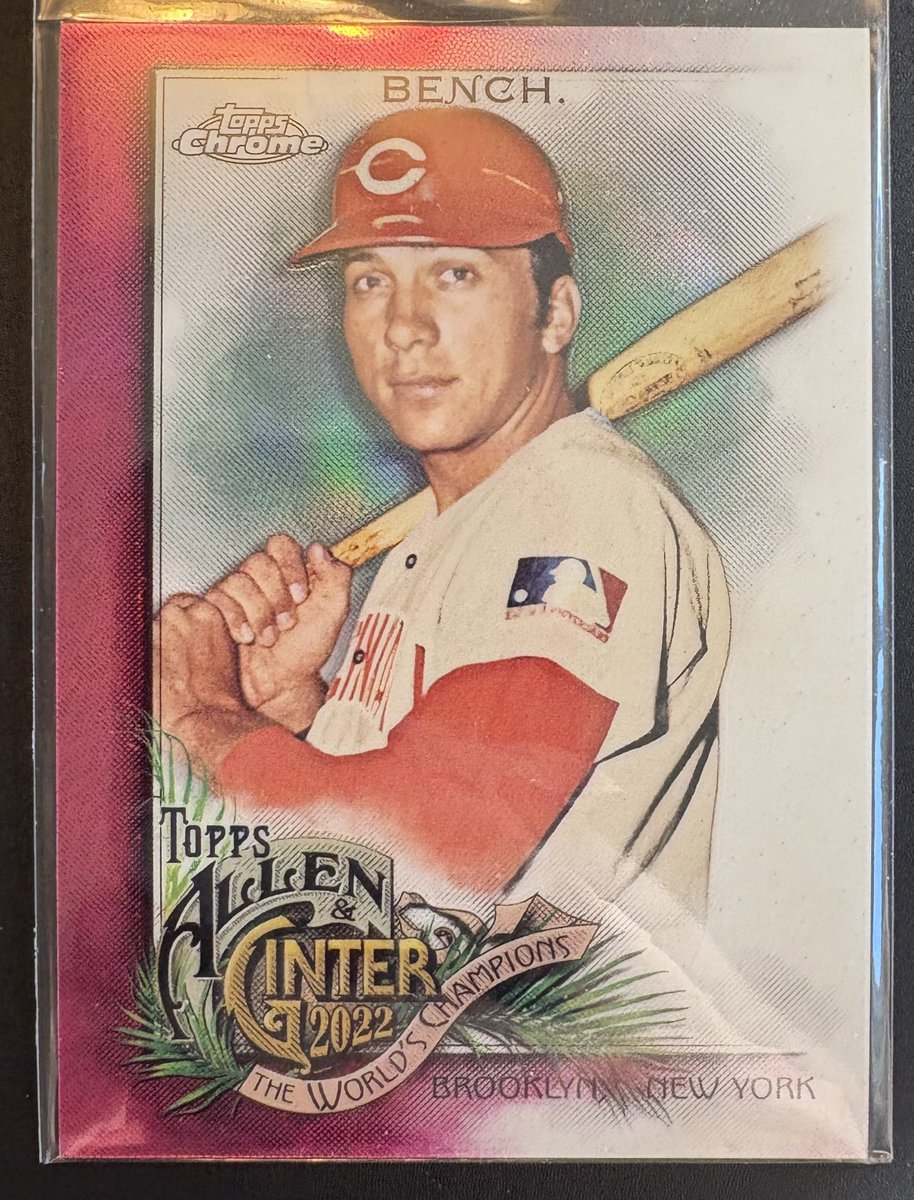 One new addition to the <a href="/JohnnyBench_5/">Johnny Bench</a> collection puts the total 🐐 catcher count at 602.