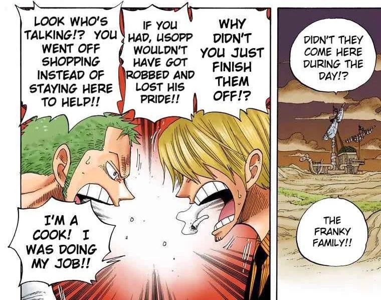 lptrech's tweet image. the moment Sanji realized he can’t just be the cook for the crew: