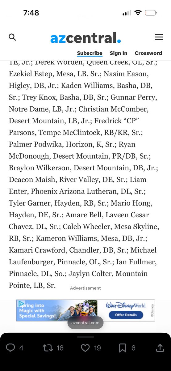 Thank you, Az Central for recognizing me as Honorable mention of the All-State team! <a href="/MaishAmber/">Amber Maish</a> <a href="/MaishMatthew/">Matthew Maish</a>