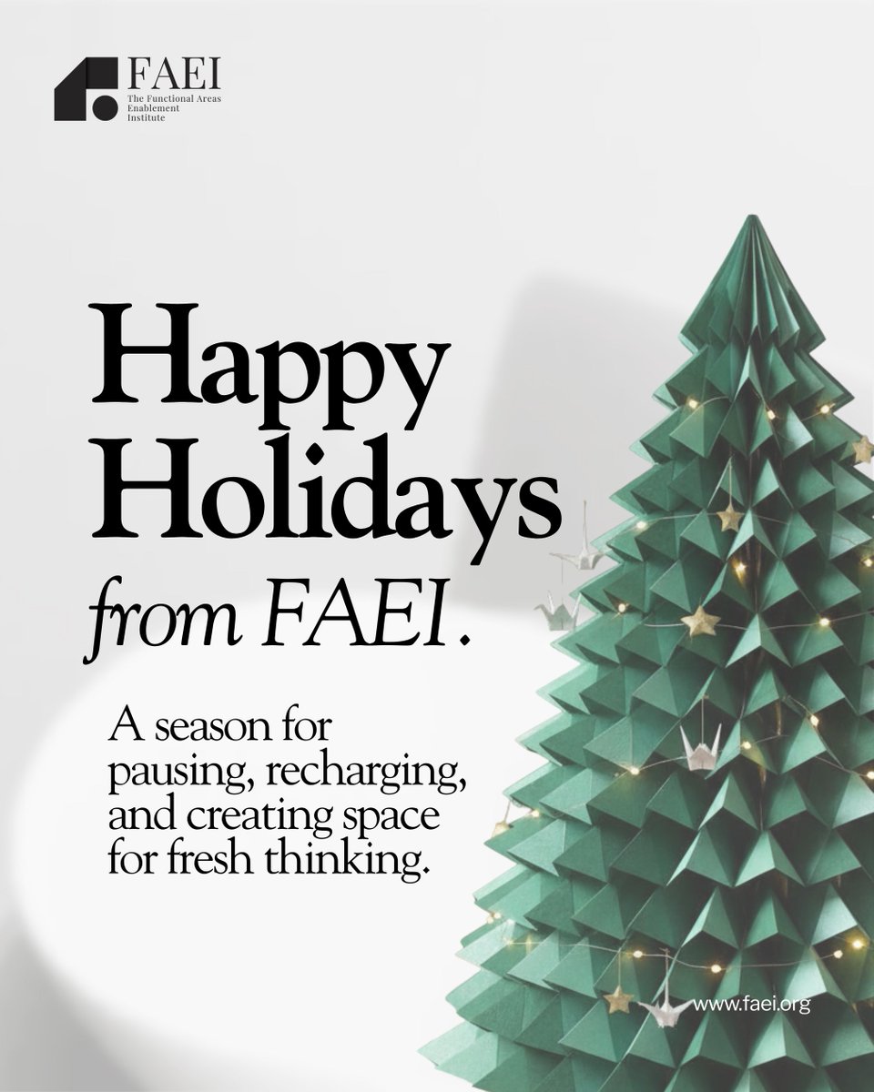 The Functional Areas Enablement Institute (FAEI) tweet media