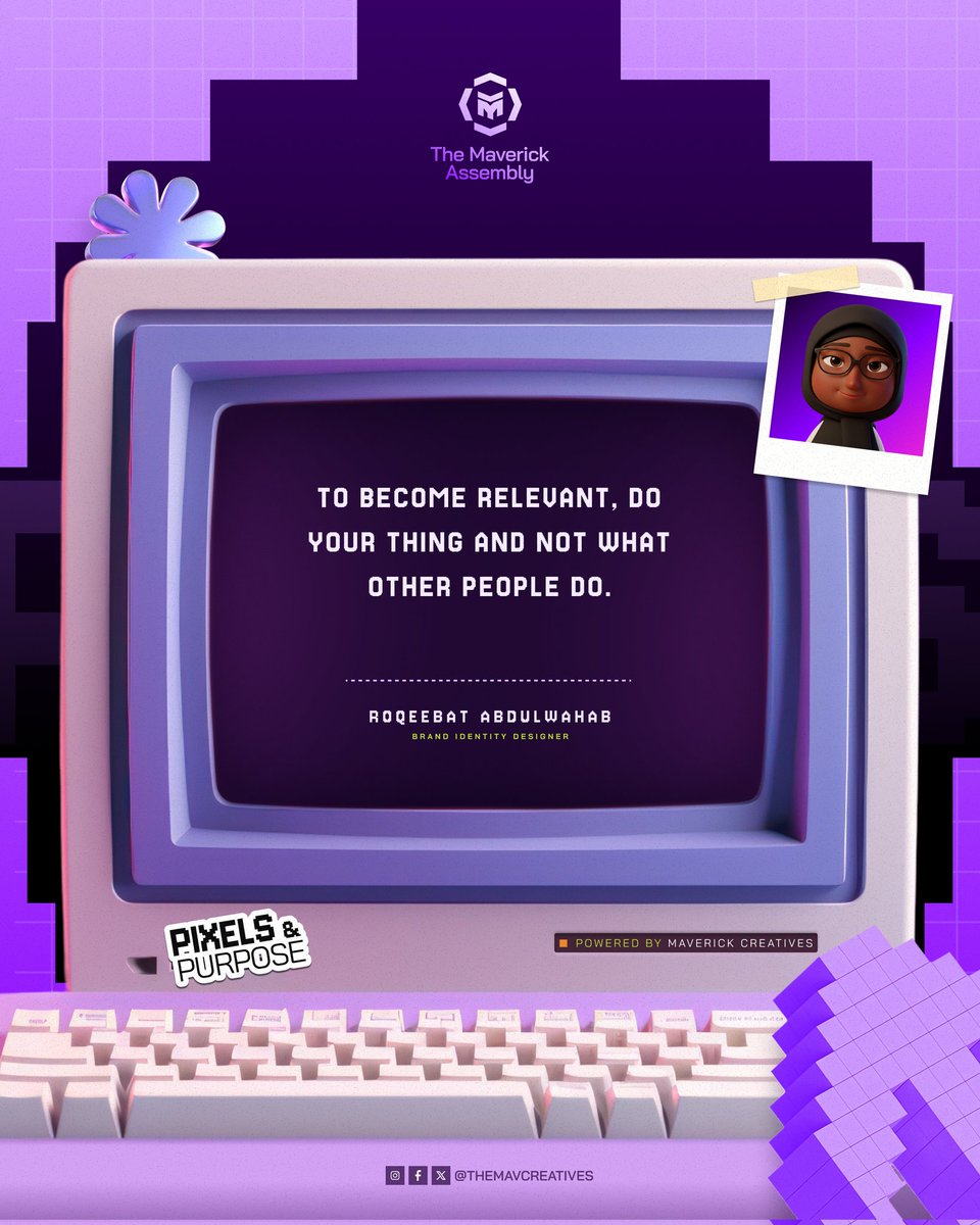 Pixels and Purpose was a success, shaped by honest conversations and shared insight.
<a href="/hijabi/">hijabi</a>.designer brought clarity and value to the room.
Go through the slides and take the lessons that matter to you.

#PixelsAndPurpose #TheMaverickAssembly
