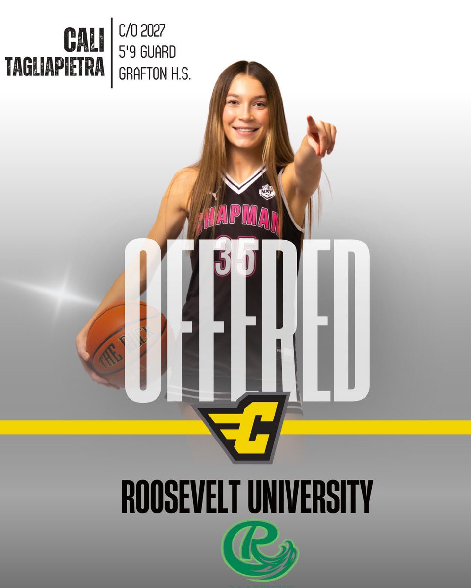 CTagliapietra35's tweet image. Thank you @CoachDeonT1  for the opportunity! Along with continuing my track career at @RooseveltXCTF @RooseveltWBB