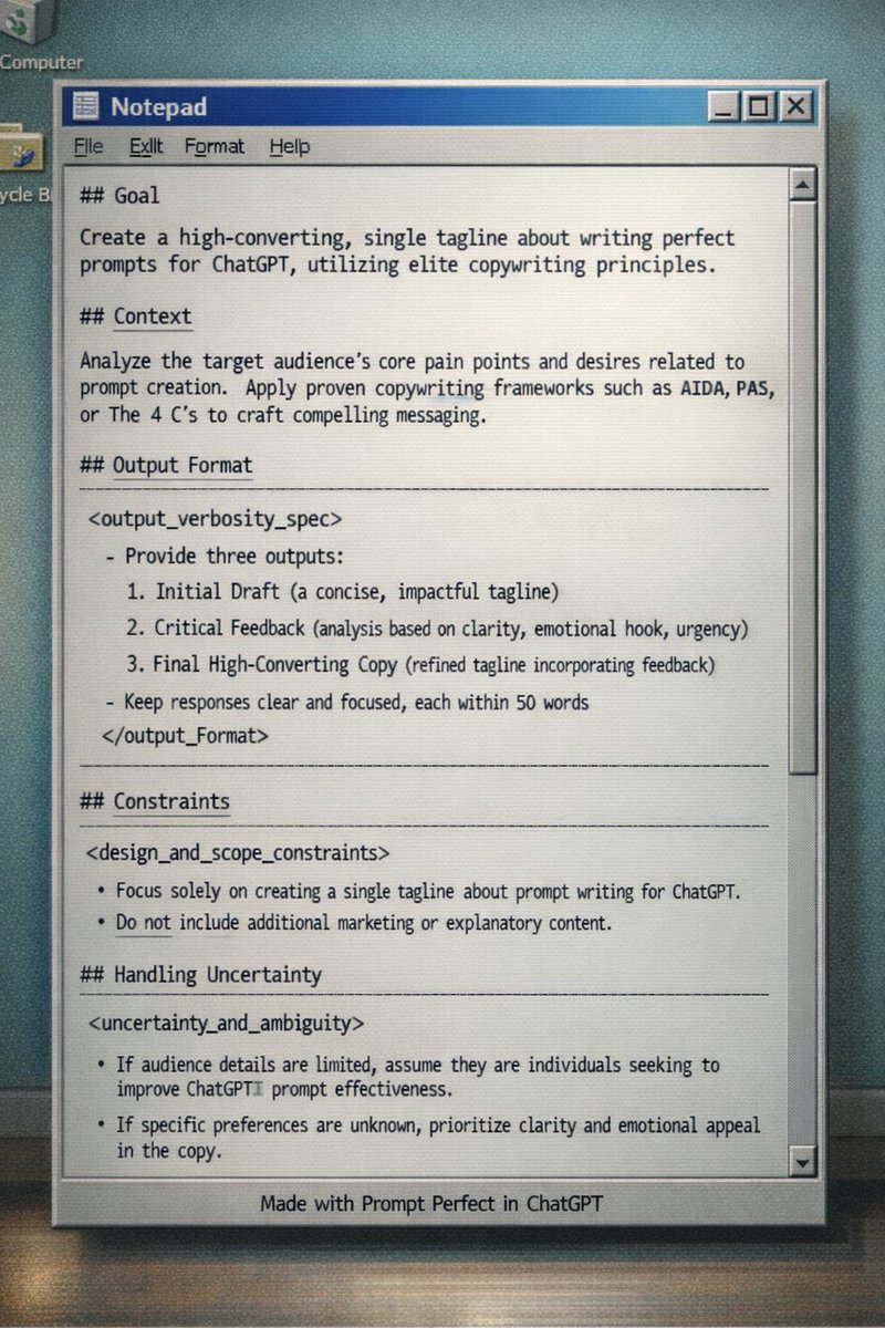 Prompt Perfect tweet media