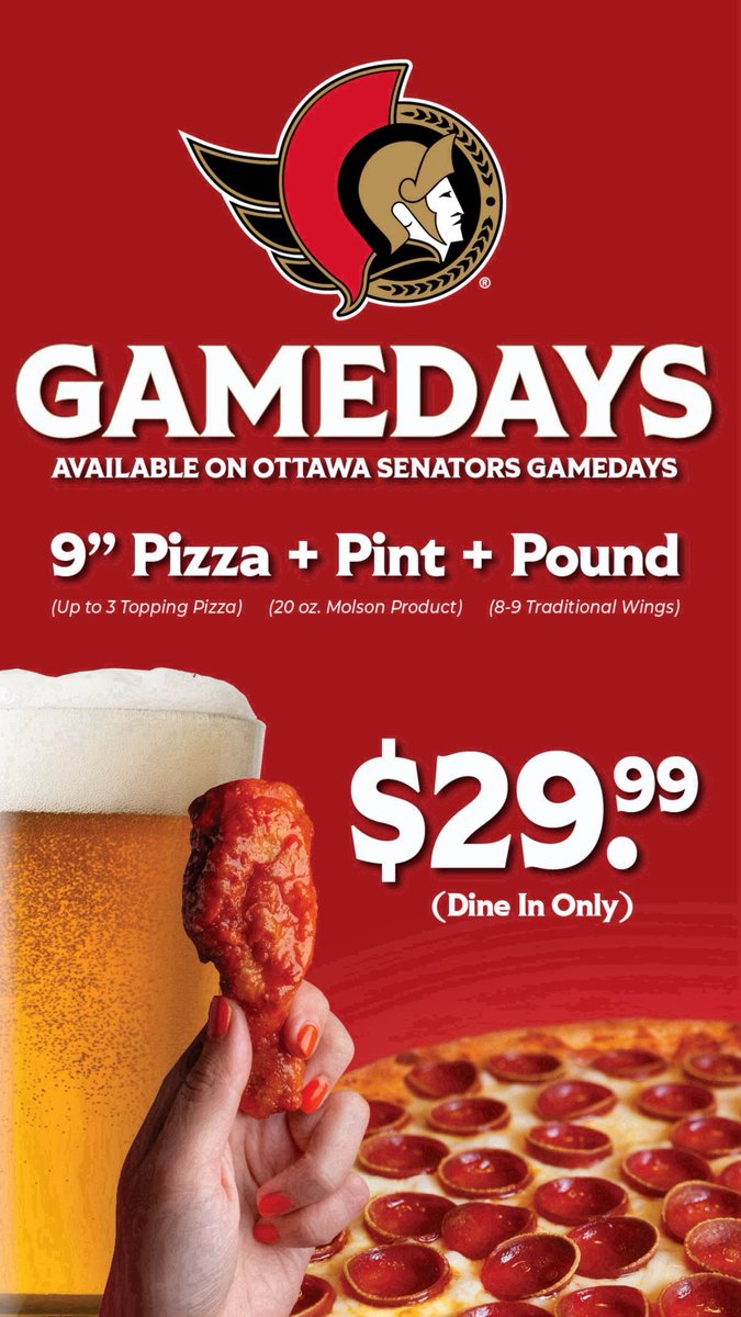 GabrielPizza's tweet image. Feeling Merry!
Who wants to watch the @Senators slay the Sabres tomorrow at CTC?

FOLLOW, LIKE, SHARE, COMMENT
#GABRIELPIZZA #BRADYDELIVERS
#GOSENSGO

For a chance to #WIN a pair of 200lvl seats to tomorrow’s game!

Winner announced tonight!
#MerryChristmas
