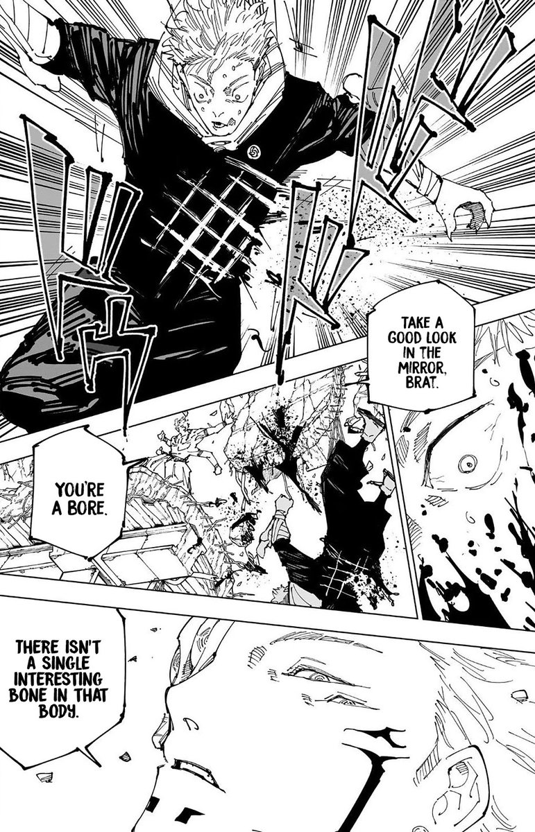 The only time this guy stops smiling is when fighting Yuji bro