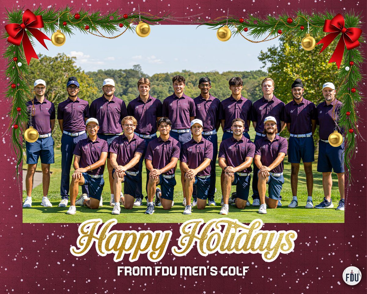 Happy Holidays from FDU Men's Golf! 

#uKNIGHTED