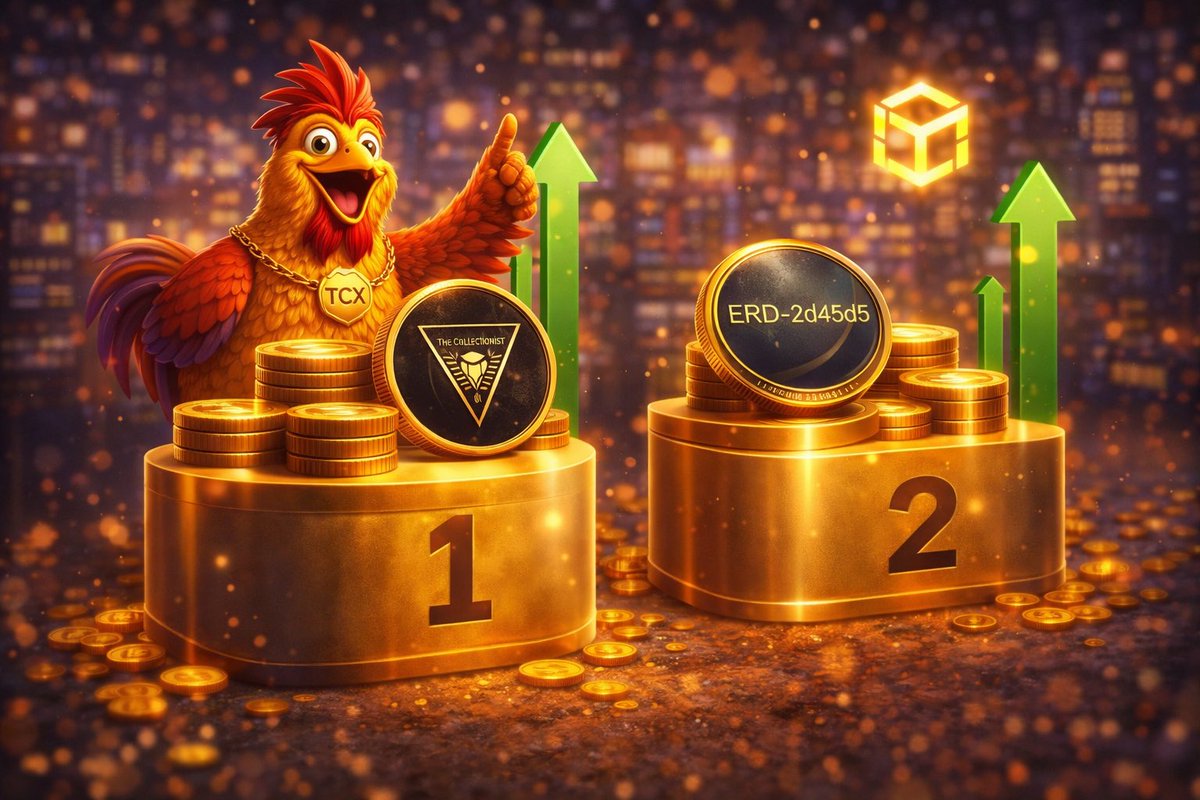 Both TCX and ERD-4d25d5 showing up on the top gainers today 📈

No hype. No shortcuts.

Just building and delivering for the believers. 🟡🐓

We do this for the ones who held when it was quiet.

CC: <a href="/ERD4d25d5/">ERD-4d25d5 | MultiversX</a>