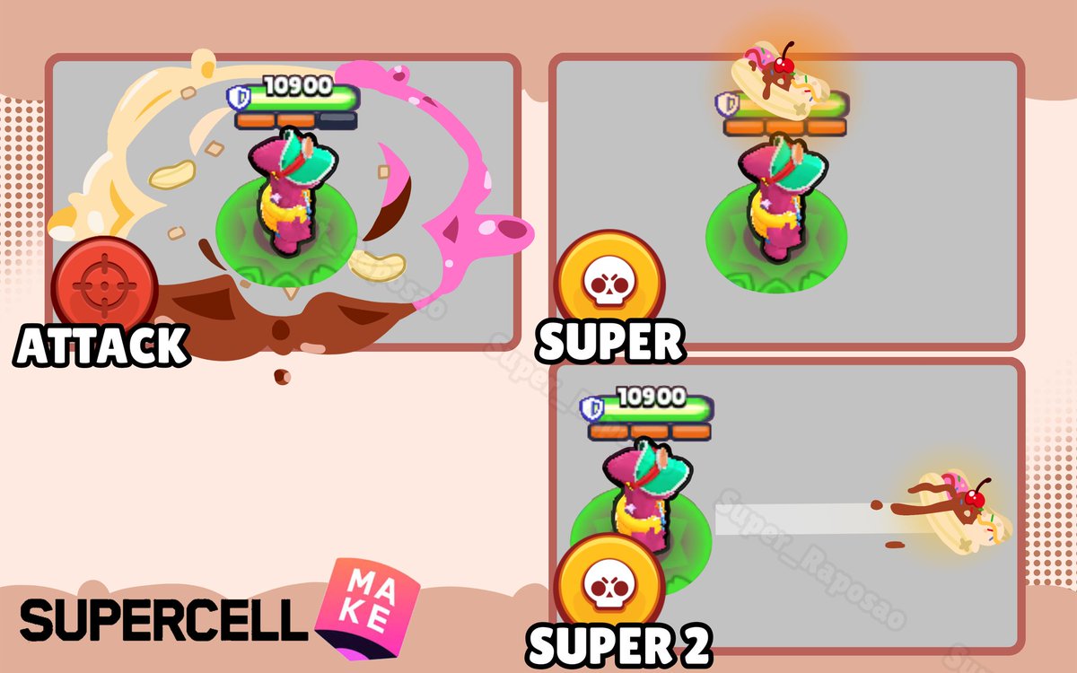 OooFofucho's tweet photo. My Doug skin concept for Supercell Make - Doug Sweet Banana Split ! #BrawlStarsArt #SupercellMAKE #dougbrawlstars https://t.co/zWHDF2yCRb