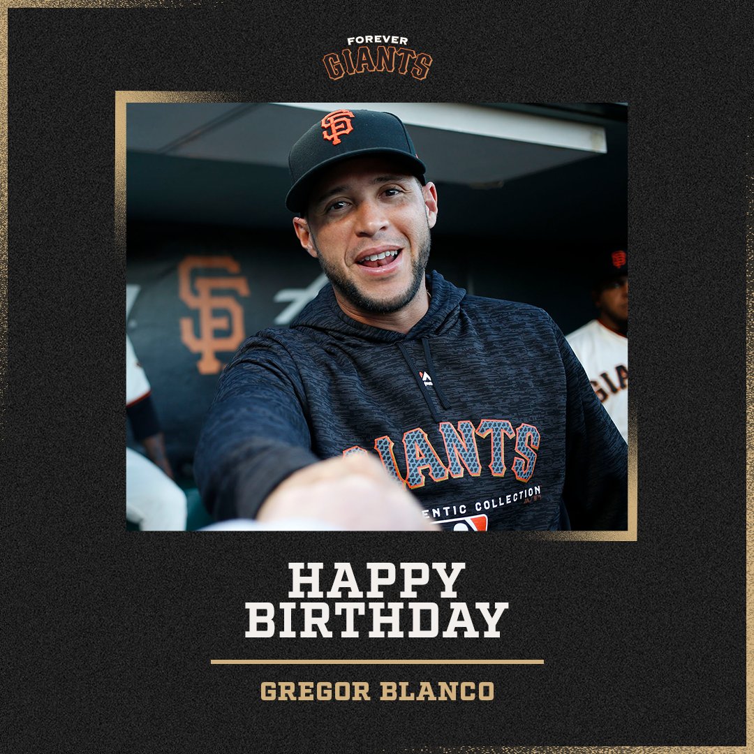 Wishing #ForeverGiant Gregor Blanco a happy birthday on this Christmas Eve! 🥳
