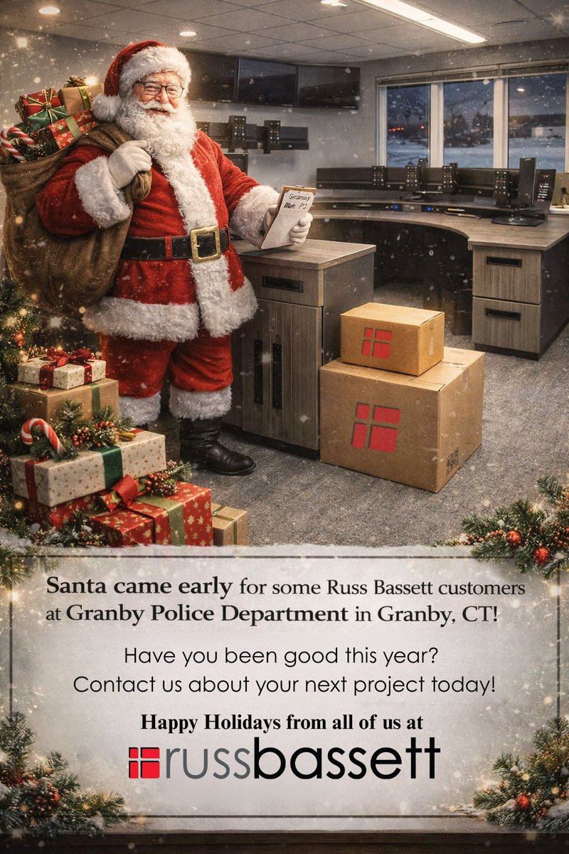 🎅 Santa came early—and we’re feeling extra grateful this season.

As we wrap up another year, we want to wish all of our <a href="/RussBassett/">Russ Bassett</a> customers, clients, partners, and friends a very happy holiday season.

🎄 Happy Holidays &amp; best wishes for a safe, successful New Year!