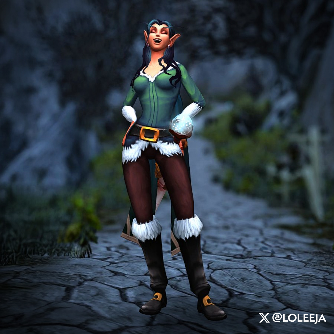 The category is: Pine Tree 🎄

Ring in Winter Veil with your best #MogMonday looks below!