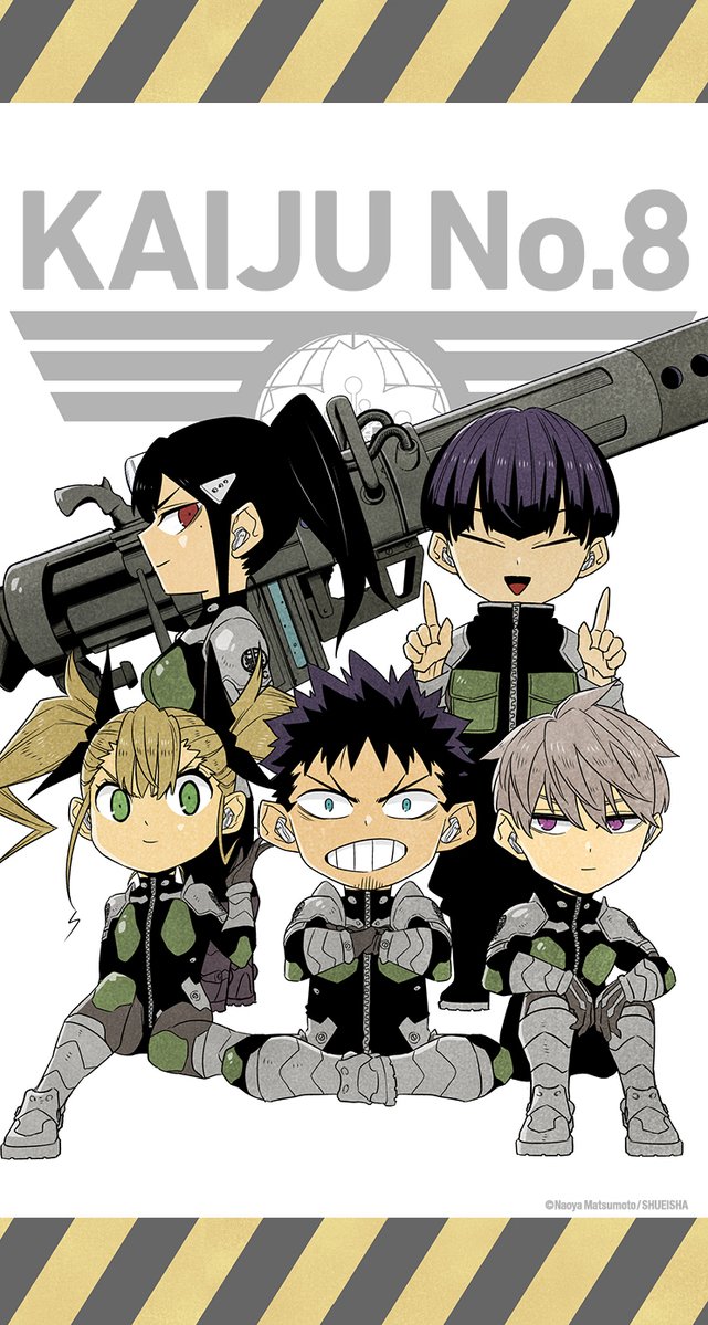 KaijuNo8_O_EN's tweet image. The cutest kaiju slayers around! #KaijuNo8