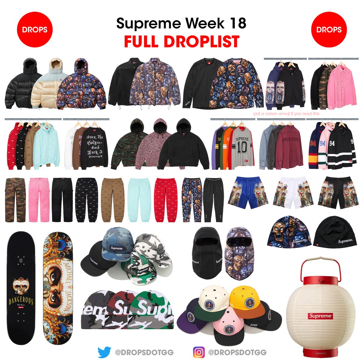 Supreme Drops tweet media