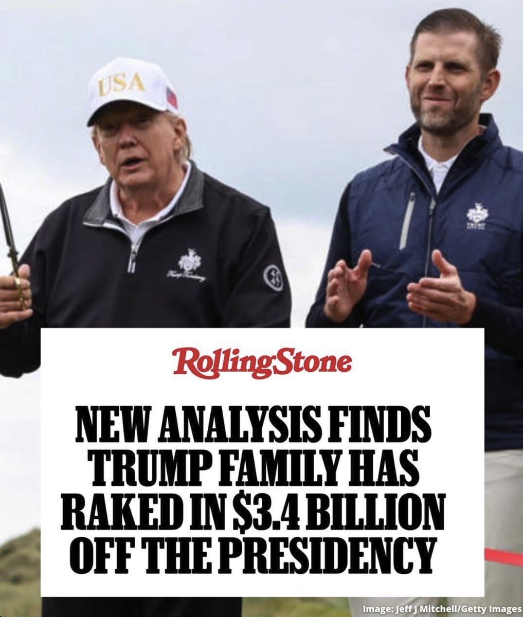 stratoman1's tweet image. I always get the argument from the low intellect #MAGACultMorons that, “@POTUS isn’t taking a salary so he must be working for we the people”. Wow, these #magas are idiots.