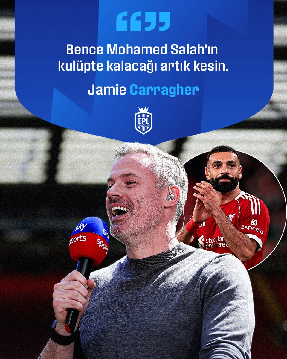 EPL_Gunlukleri's tweet image. 📣 Jamie Carragher'dan yeni Salah tahmini!