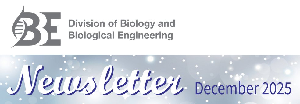 Caltech Division of BBE tweet media