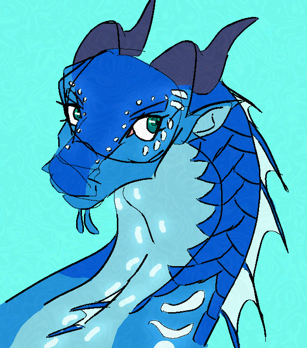 tsunami doodle from yesterday #WingsofFire