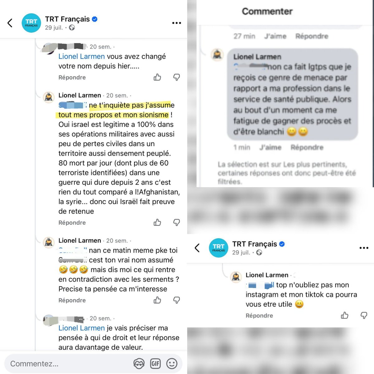 Tajmaat_Service's tweet image. 🇫🇷 FLASH - Un docteur exerçant au sein du @GHUMondor diffuse de manière récurrente des propos méprisants et discriminatoires visant des Musulmans, ainsi que des victimes civiles.

Une dérive préoccupante qui tend à se banaliser et appelle à une vigilance renforcée.