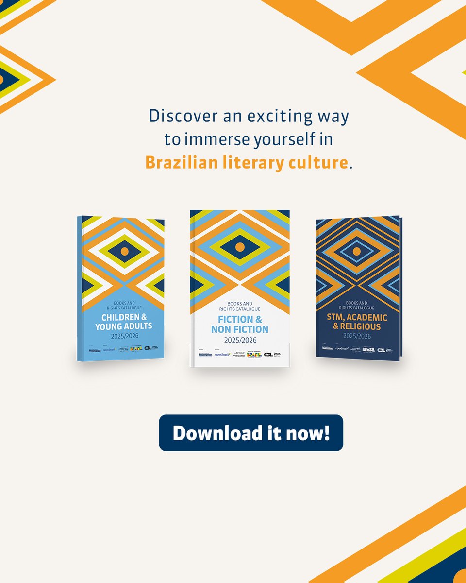 BPublishers's tweet image. Start the year by discovering new possibilities in Brazilian publishing!

👉 Download now and immerse yourself in Brazilian literary culture.

#brazilianliterature #brazilianpublishers #publishingopportunities #bookrights #internationalpublishing