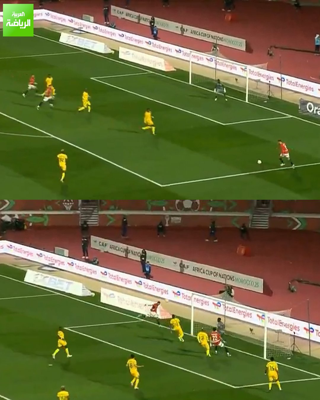 تزيزيغيه كاد يسجل الأول لمنتخب مصر لولا تألق حارس زيمبابوي. مصر 0 زيمبابوي 0. كأس أمم إفريقيا. ملعب أدرار 