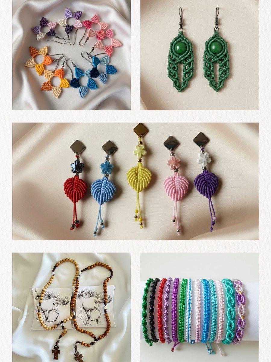 plowamacrame's tweet image. 🌸 Hola, soy la persona detrás de Plowa. El macramé me acompaña desde la infancia y, tras una lesión, volvió como terapia y forma de sanación. Hoy creo piezas artesanales con calma y cariño, inspiradas en lo sencillo y lo auténtico. 💫
Échale un vistazo al catálogo! Link en bio!