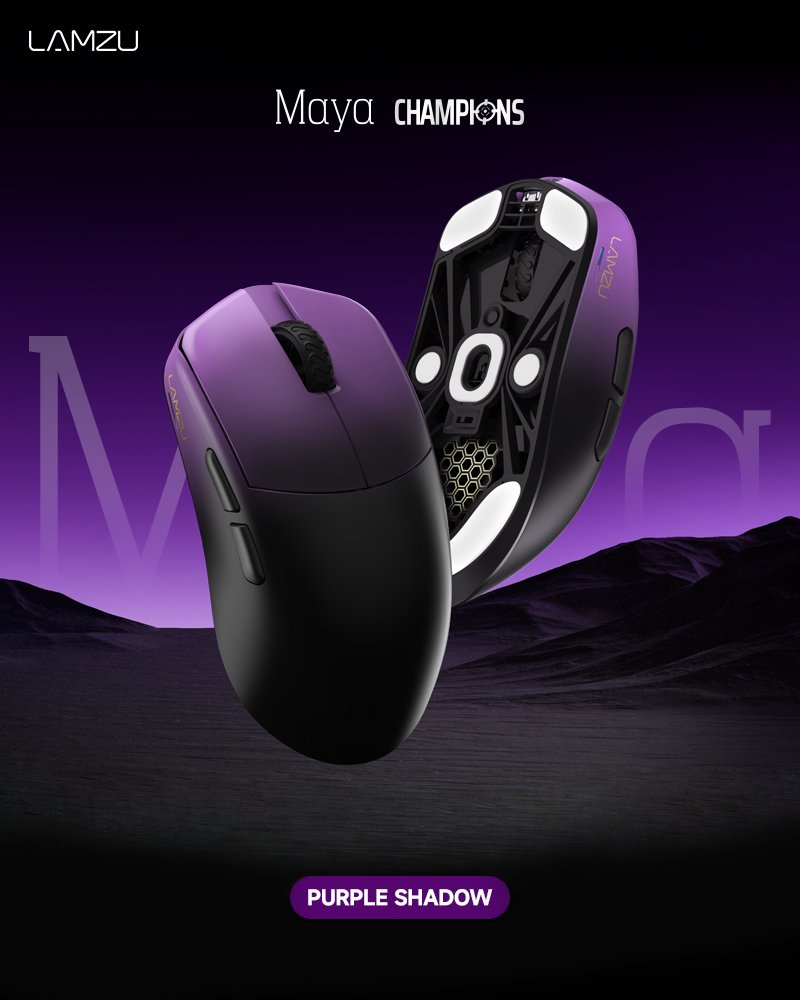 The @Lamzugear Maya Champion Edition in Purple Shadow is now