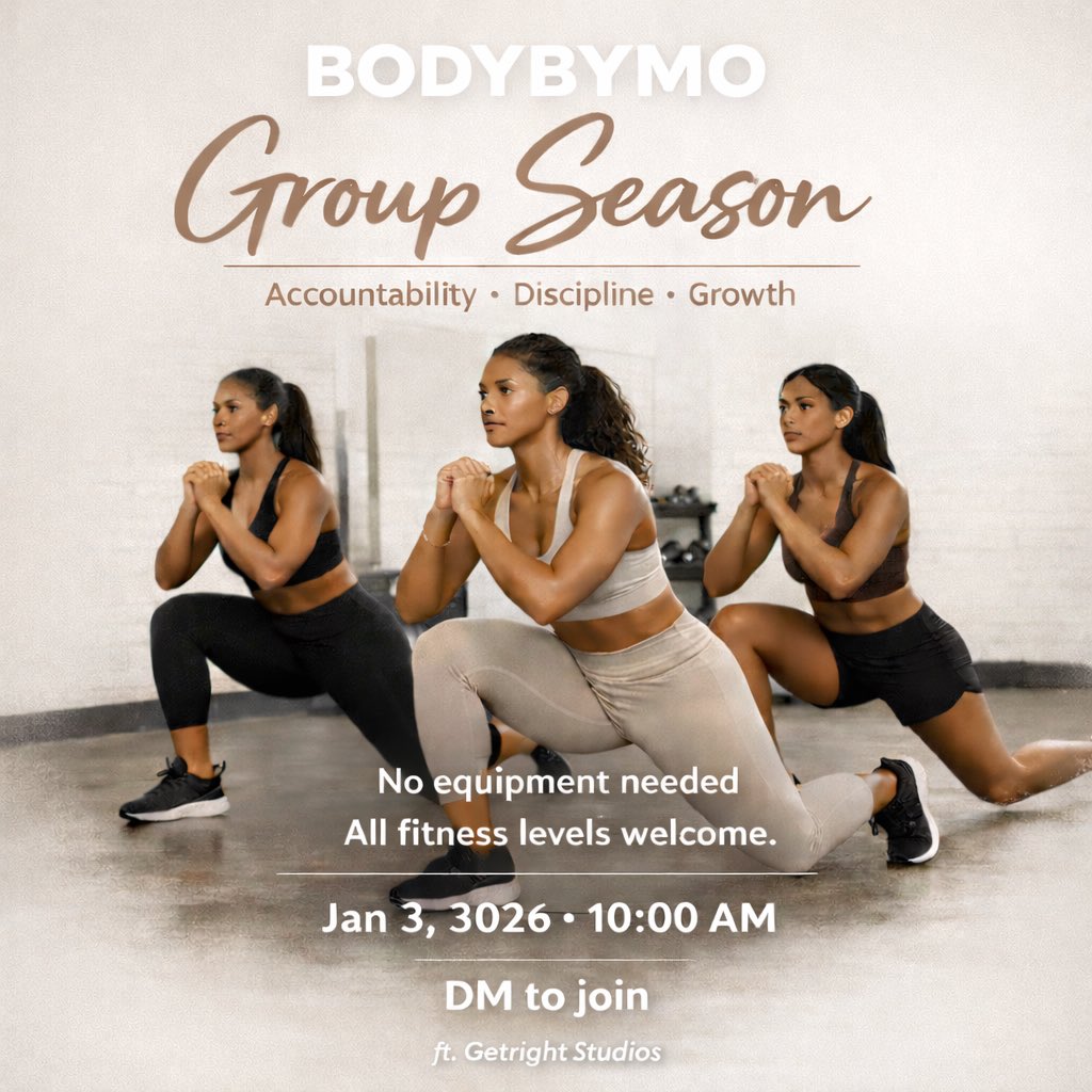Getrightmo_'s tweet image. Come out and join us!! #GroupSeason #NewYearNewEnergy #BodyByMo #GetrightStudios #WorkoutCommunity