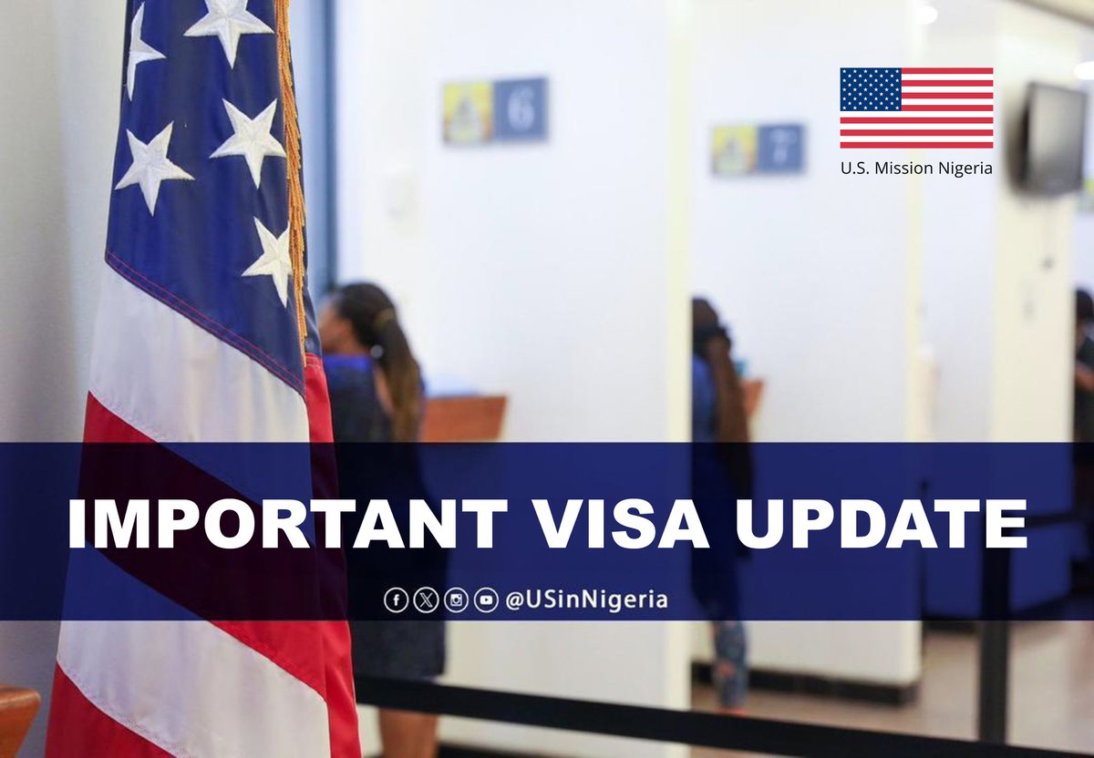 USinNigeria's tweet image. Effective January 1, 2026, at 12:01 a.m. EST, in line with Presidential Proclamation 10998 on “Restricting and Limiting the Entry of Foreign Nationals to Protect the Security of the United States,” the Department of State  is partially suspending visa issuance to nationals of 19…