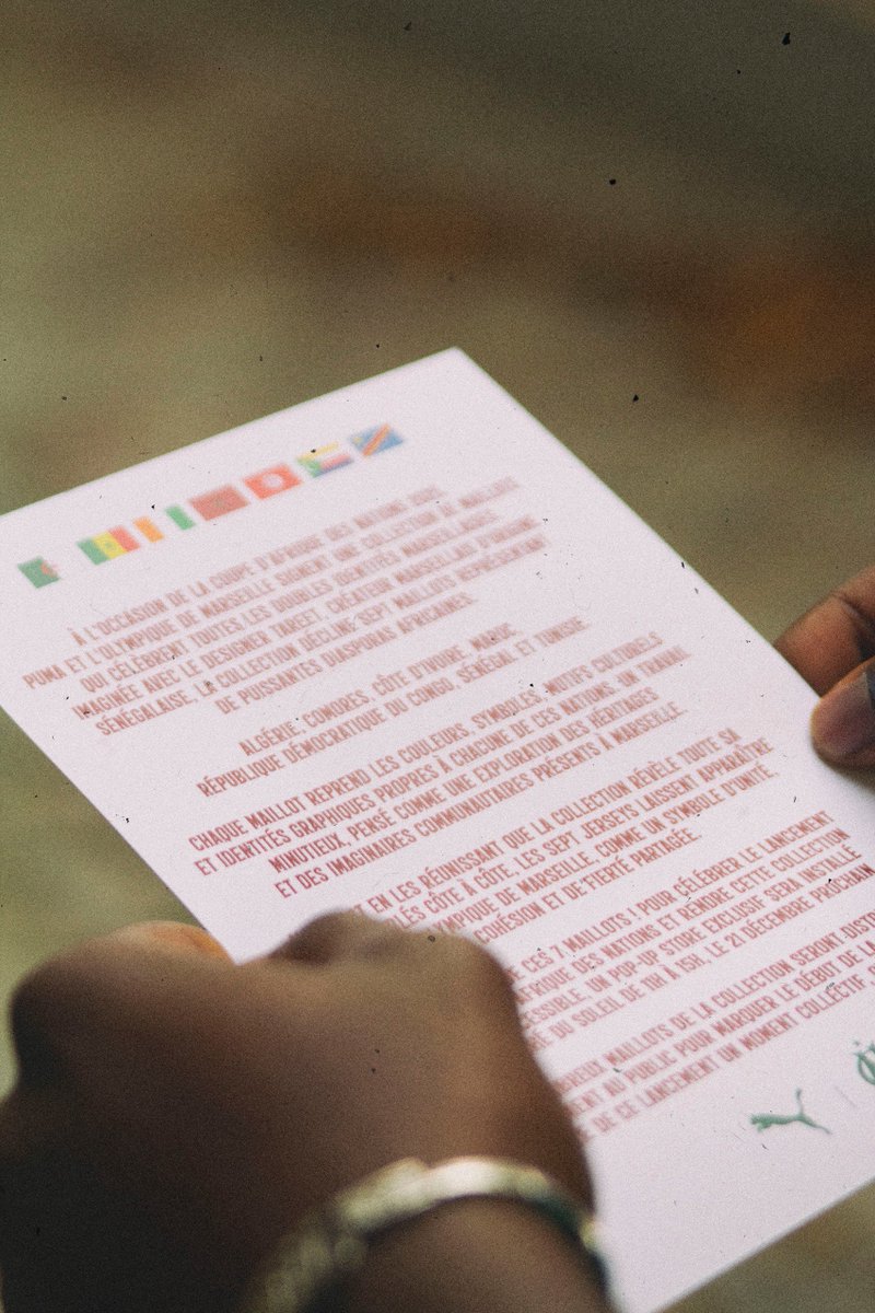 PRÊT POUR LA CAN 🇸🇳
Merci à <a href="/pumafootball/">PUMA Football</a> pour la tunique incroyable 😵‍💫
<a href="/OM_Officiel/">Olympique de Marseille</a> <a href="/Fsfofficielle/">FSF</a> 
📸 <a href="/ElhadjFM/">Elhadj</a>