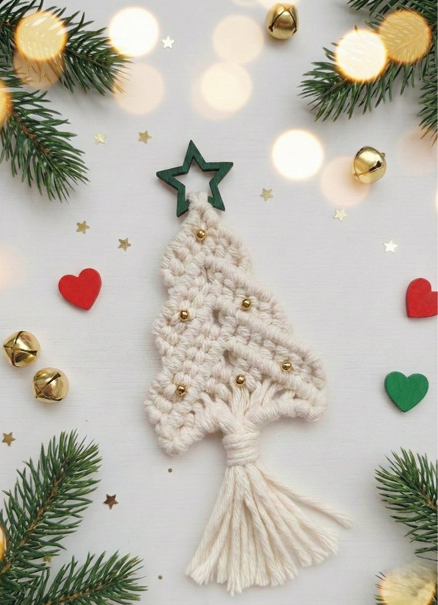 plowamacrame's tweet image. 🌟 ‘Adornos arbolitos estrella’

🎁 | Échale un vistazo a mi catálogo! Link en la descripción.

#macrame #navidad #Navidad2025 #croche #manualidades #pulseras #hechoamano