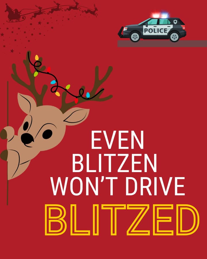 If you've been drinking:
🔴 Schedule a rideshare
🔴 Call a taxi
🔴 Have a sober friend drive you home

Drive Sober or Get Pulled Over