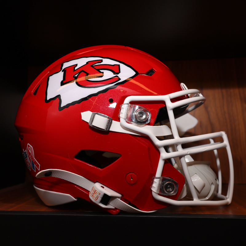 Chiefs's tweet photo. Chairman &amp; CEO Clark Hunt speaks to the media alongside Kansas Legislators about today’s vote regarding development of a new stadium for Chiefs Kingdom.