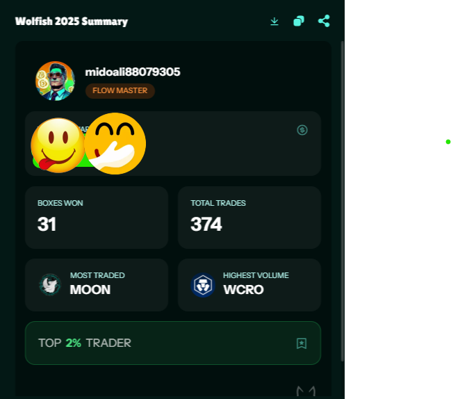 People sip coffee on Mondays… I sip profits from Wolf Swap ☕💸
Every trade isn’t just a number, it’s a step toward the top.
  thanks <a href="/axldefi/">Alex🌖⃤</a> <a href="/wolfswapdotapp/">Wolfswap | Swap & Earn</a> 
MOON and WCRO? My partners in the market 🚀🔥
#FlowMaster #WolfSwap #CryptoMonday