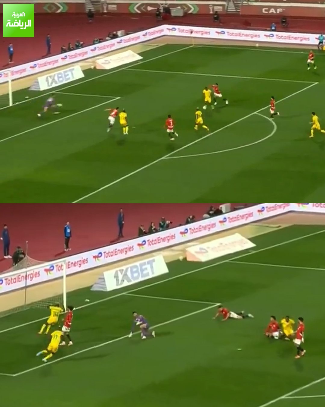 برينس دوبي يتقدم لمنتخب زيمبابوي أمام مصر بتسديدة يسارية من داخل منطقة الجزاء. مصر 0 زيمبابوي 1. كأس أمم إفريقيا. ملعب أدرار 