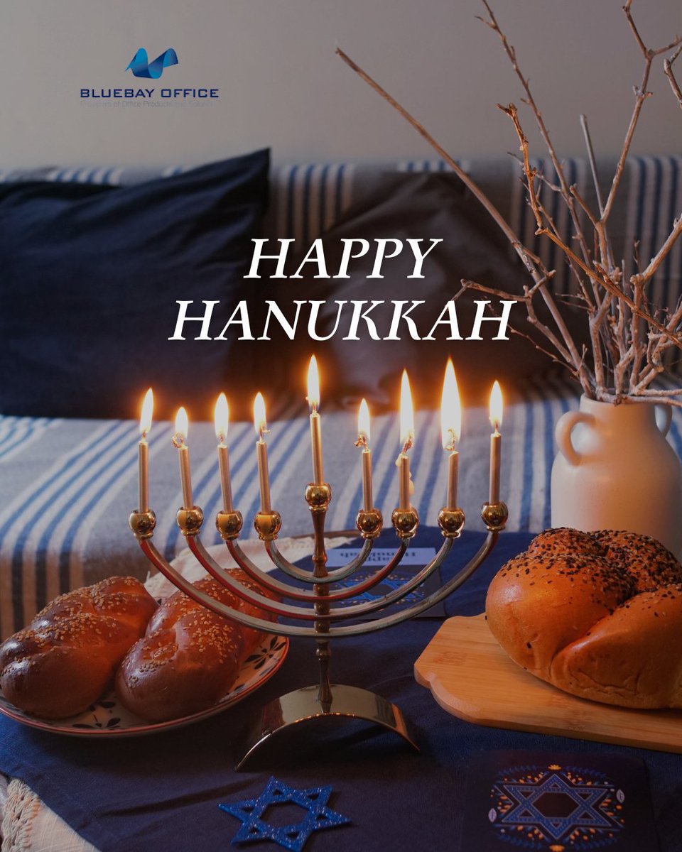 Wishing a Happy Hanukkah, from Bluebay Office to you and yours.