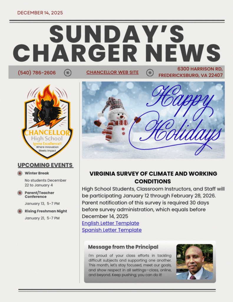 Chancellor High tweet media