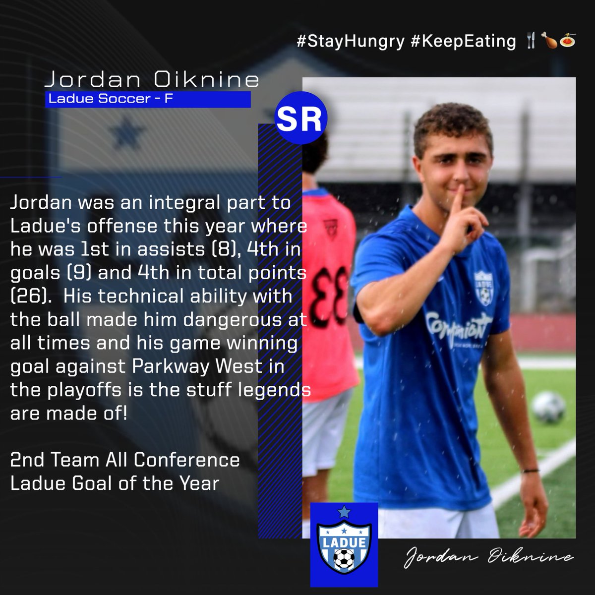 LadueSoccer's tweet photo. The 2025 Ladue Boys Soccer Team had an amazing year on and off the field! They finished 22-5 and 3rd in power ranking in the state!
With such a strong team, we also received many individual accolades! Congrats to all on an amazing season!
#StayHungry #KeepEating π΄ππ https://t.co/TiocDpCoVc