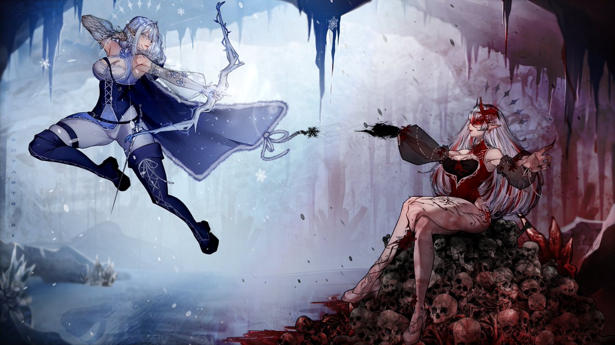 eirasilvershot's tweet photo. Hira snowflakes!!!
IT'S FINALLY HERE!! ITS FINALLY DONE AND I CAN SHOW IT TO YOU GUYS!!
Look at this masterpiece @CTARTS_21 made as the illustration donogoal I promised you all! I've been spoiled with art through this sickness thats keeping me away from y'all.
#creirativity https://t.co/IlNMuINOHc