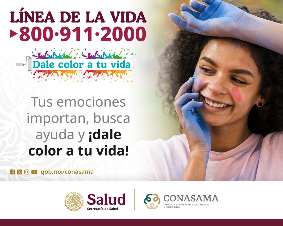 SSaludGro's tweet image. Factores como el aislamiento y la segregación social, pueden conducir a la persona a tener problemas con el uso y abuso de sustancias psicoactivas y a tener o agravar trastornos de la salud mental.
En la #LíneaDeLaVida, 📲800 911 2000 #TeEscuchamos

#DaleColorATuVida