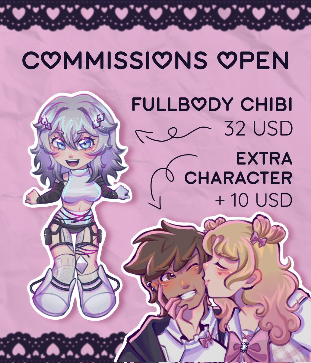 Crystal Heart (COMMISSIONS OPEN) tweet media