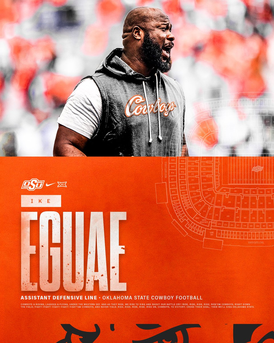 Oklahoma State football coach Eric Morris adds two more staff members. Patrick Cobbs named as RBs coach and Ike Eguae as Assistant Defensive Line Coach. 

🔗: okla.st/45ou93s