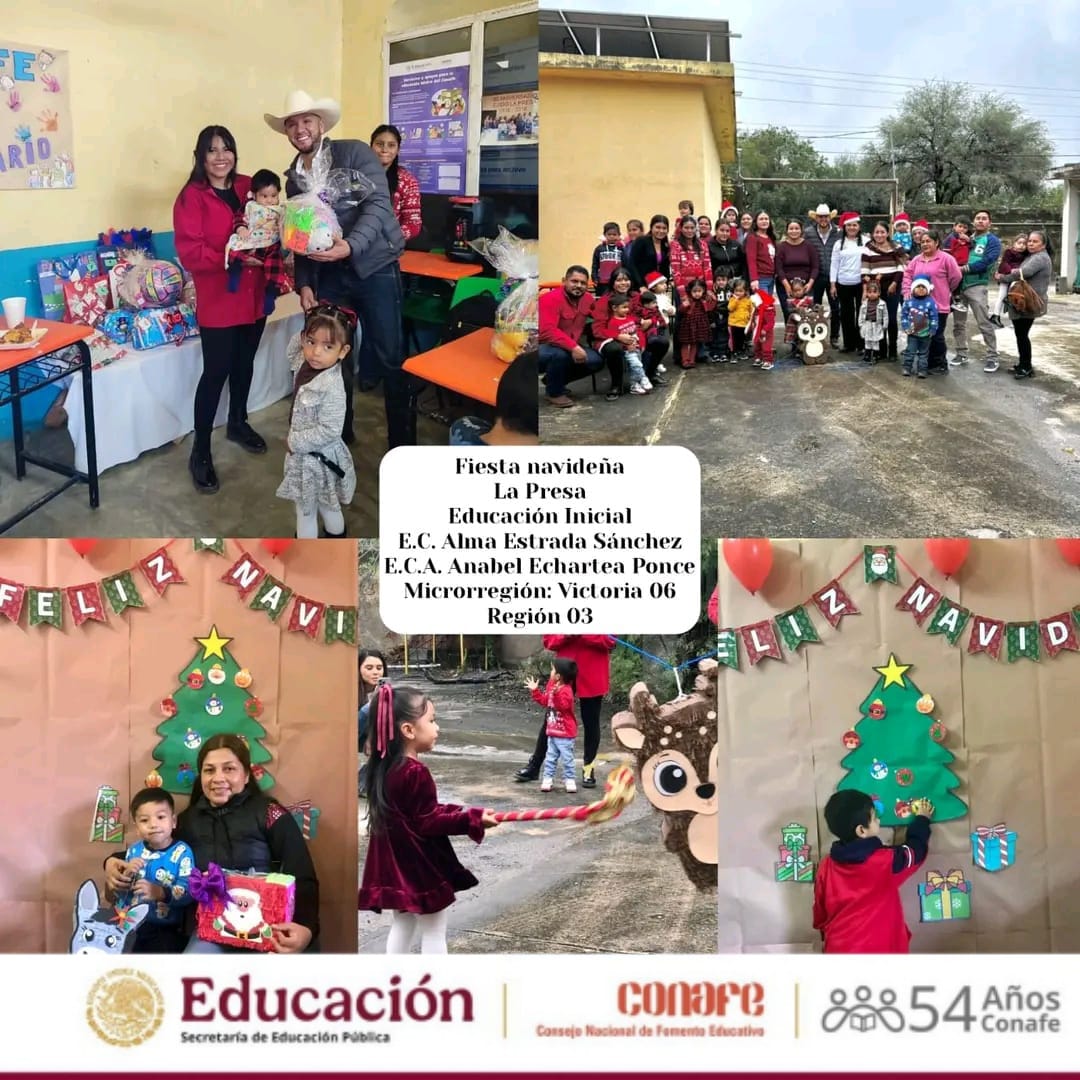 ⭐️🎄Creciendo en valores: niñas y niños de las Comunidades de Aprendizaje del #ConafeTamaulipas conviven y disfrutan de momentos de reflexión, durante sus posadas navideñas.
#SomosCONAFE #PrimeraInfancia #NavidadSegura #FelicesFiestas