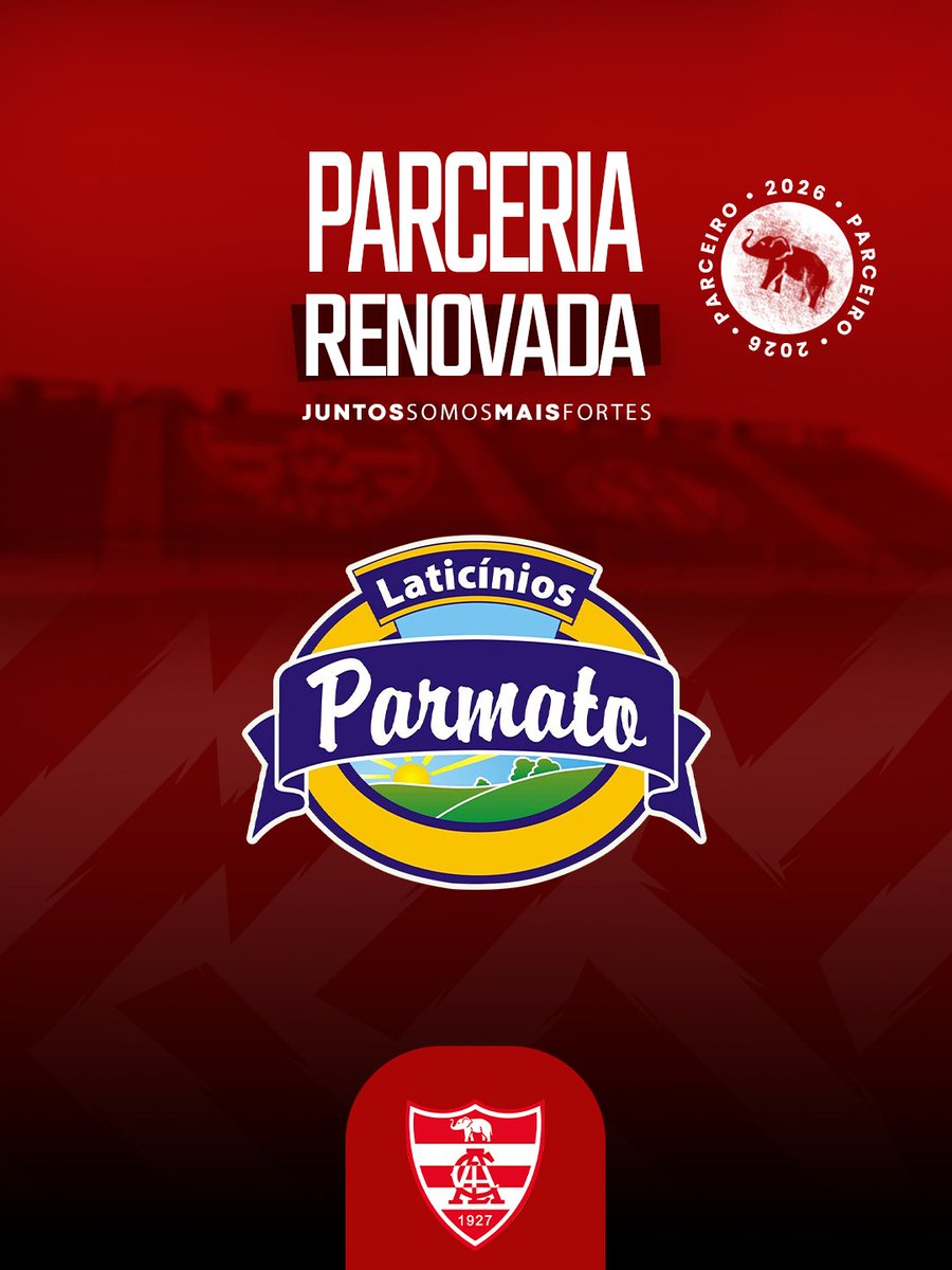 linenseoficial's tweet photo. O Clube Atlético Linense  tem o orgulho de anunciar a renovação de sua parceria com o Laticínios Parmato. 
Mais do que apoiar o esporte, renovamos nosso compromisso com a tradição, a garra e a união que representam a força da nossa região. https://t.co/Jd9KRxDCaa