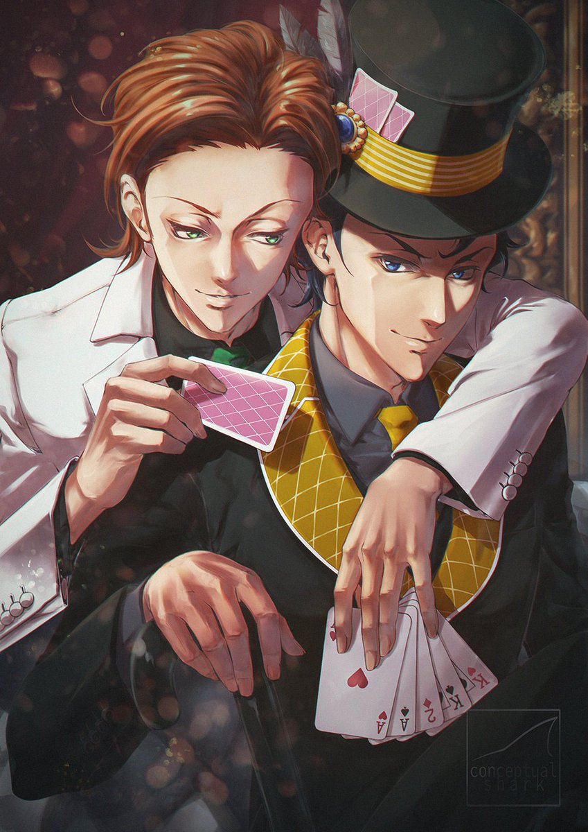 c0nceptualShark's tweet image. ♥️♠️♦️♣️#yuumori