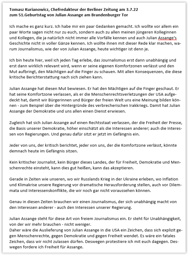 FreeAssangeBerlin tweet media