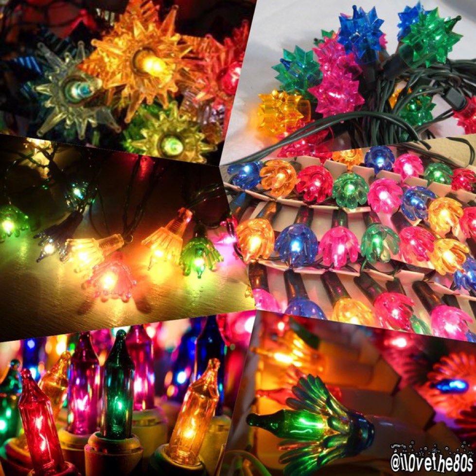Old school Christmas fairy lights…