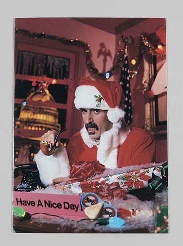 zappa's tweet image. Mr. Honker’s official ‘80s holiday card is wishing you and yours Season’s Greetings and a Honker New Year.