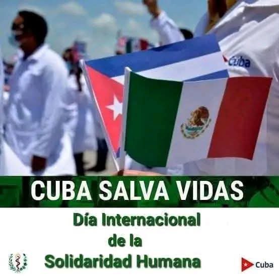 La solidaridad de Cuba nos Une
#CubaMejorSinBloqueo
