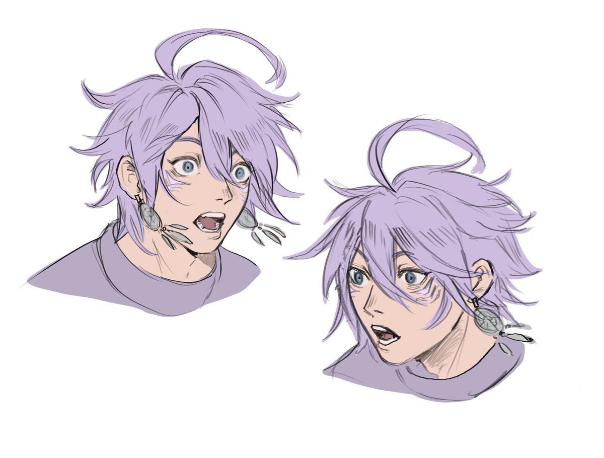 espretae's tweet image. Expression practice with my OC

#oc #originalcharacterart